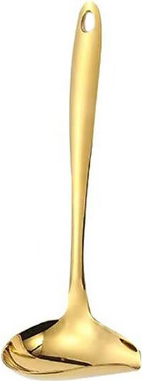 Ложка соусная P.L. Proff Cuisine EBUB-03G / DJENI Oval Tip 30 мл l=23 см (нерж. cталь с PVD покрытием) золото