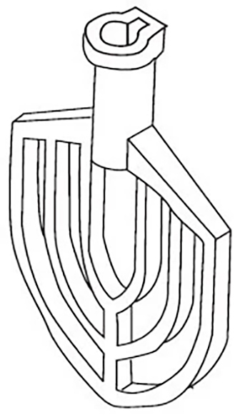 Лопатка EKSI для миксера EJ-35B