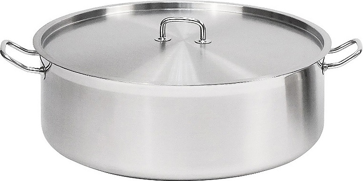 Кастрюля-котел Restopit рп717 18 л d=40 см h=15 см с крышкой (нерж. сталь)