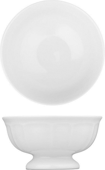 Салатник Noble Bella 305502А 250 мл d=12 см h=5,6 см (фарфор) белый