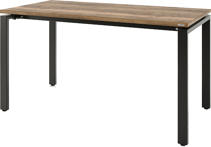Стол офисный прямой ZAMM Формат 60х30 ТР 1000х600 дуб галифакс олово/черный