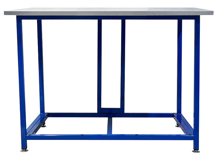 Верстак слесарный бестумбовый КМК завод WORK75 WК1200 синий, серый