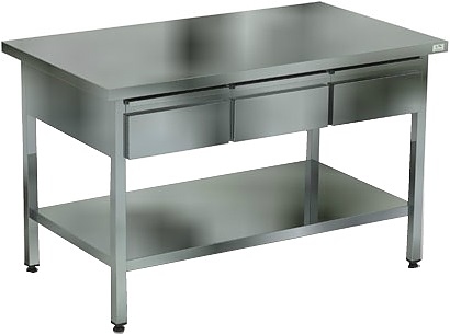 Стол с выдвижными ящиками КОБОР СПЯ-160/70