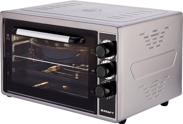 Мини-печь Kraft KF-MO 4500 GR серая