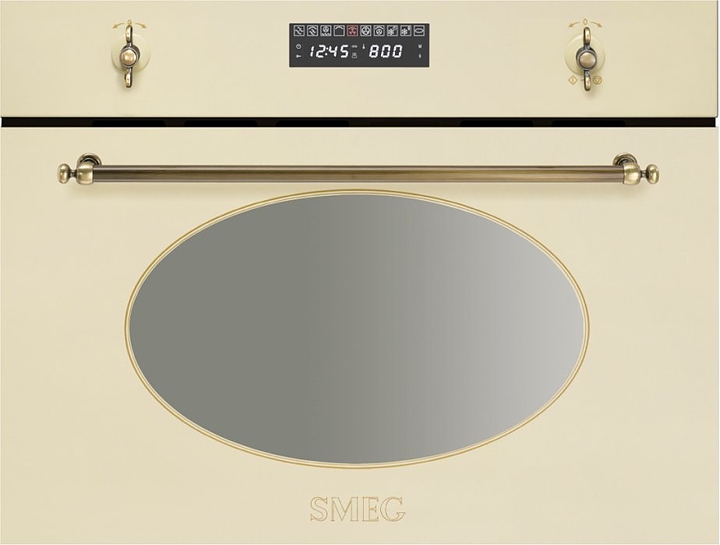 Компактный духовой шкаф с СВЧ SMEG SC845MCPO9