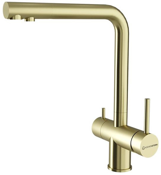 Смеситель для кухни KUCHENSTERN 401GL40 FOKUS-FS золото