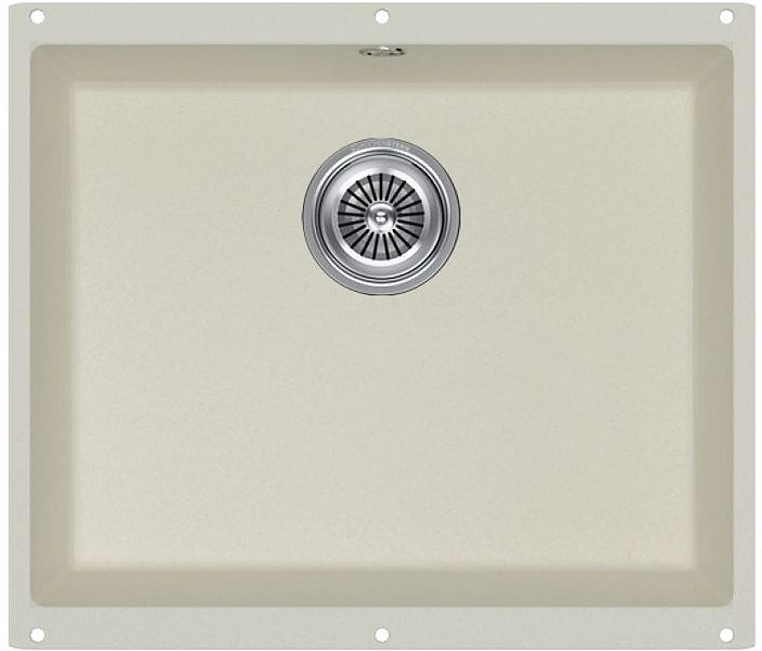 Кухонная мойка KUCHENSTERN 101JS10 UNDER 60 Ku-Granit 530х460х190 мм жасмин