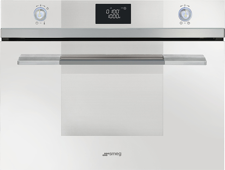 Духовой шкаф с функцией СВЧ SMEG SF4120MCB