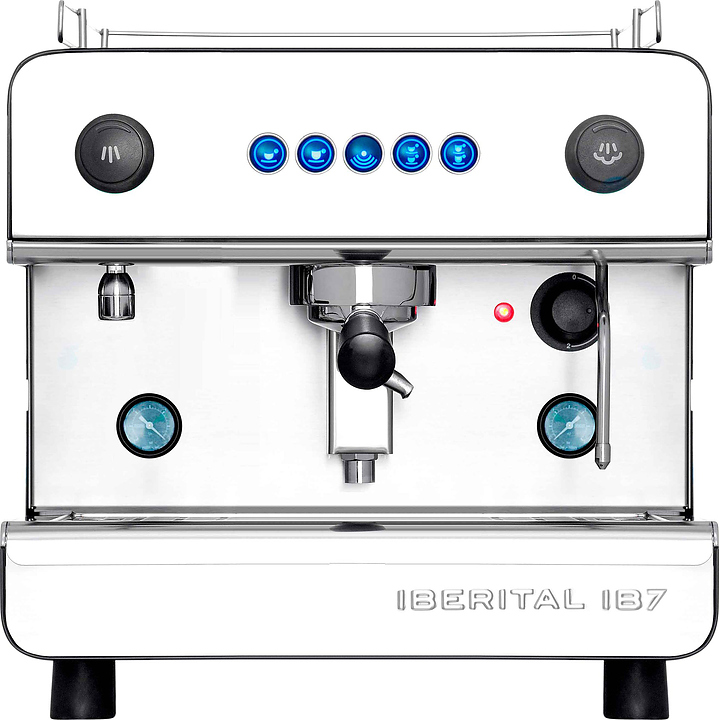 Кофемашина IBERITAL IB7 1 GR высокая группа, белая