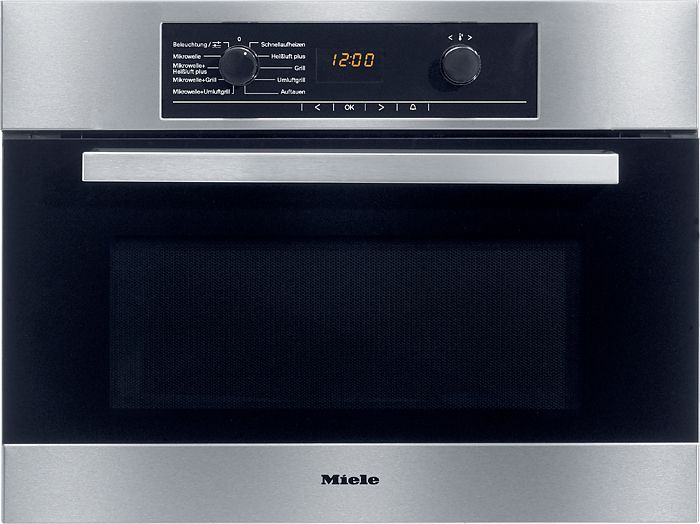 Независимый электрический компактный духовой шкаф Miele H 5040 BM алюминий