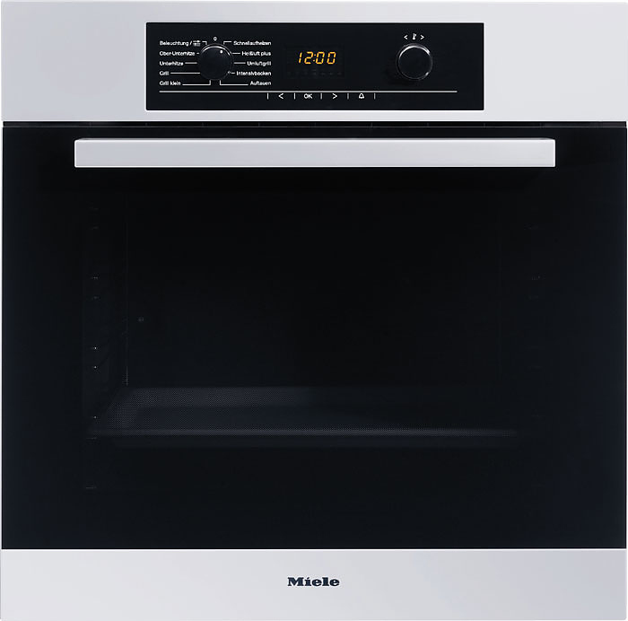 Независимый электрический духовой шкаф Miele H 5240 B алюминий