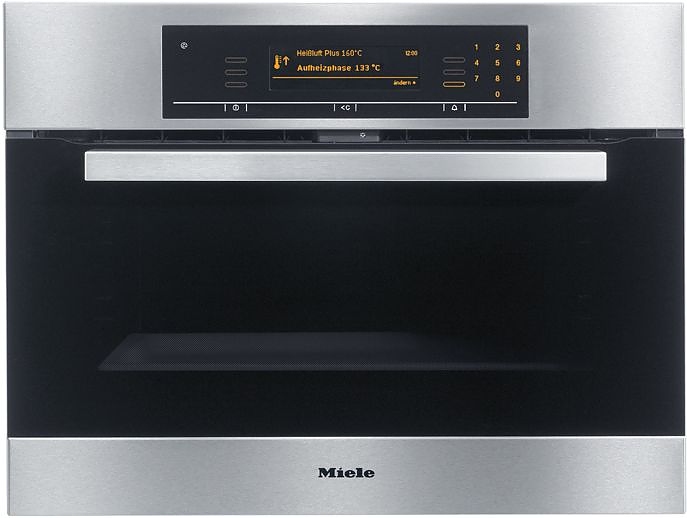 Независимый электрический компактный духовой шкаф Miele H 5081 BP алюминий