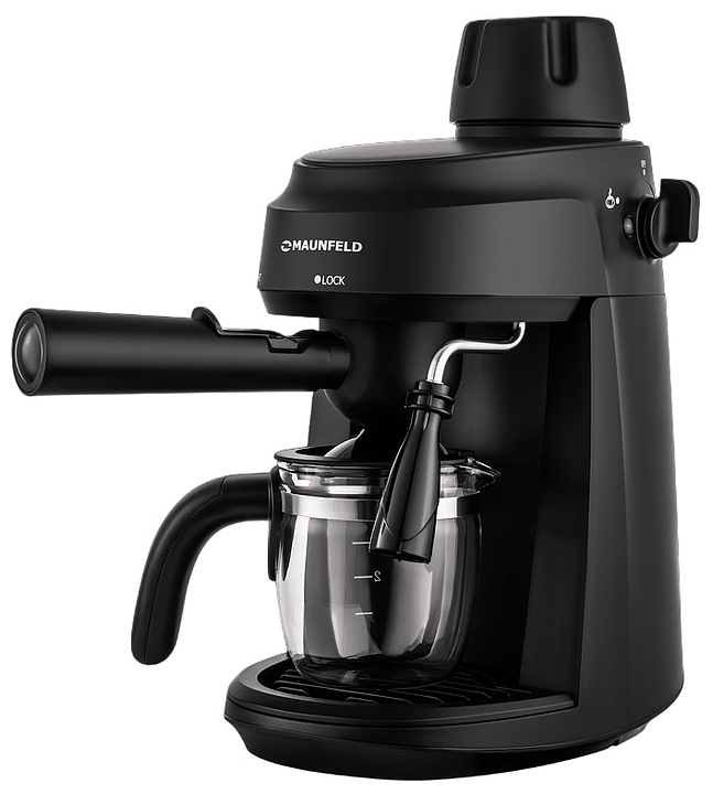 Кофеварка Maunfeld MF-733BK 0.25 л 870 Вт рожковая, черный