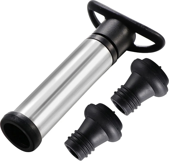 Набор пробок вакуумных для вина Restopit бк001 (2 шт.) с помпой