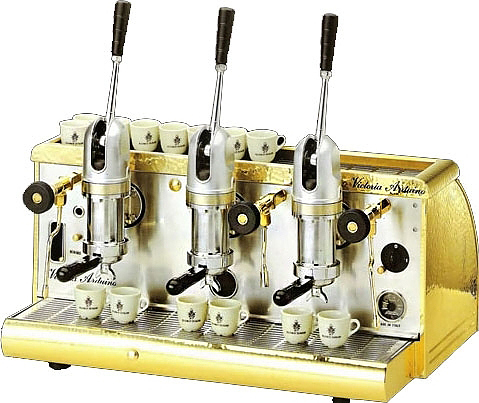 Кофемашина Victoria Arduino Athena leva 3 Gr латунь 380В
