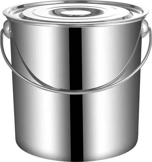 Ведро-контейнер для продуктов Restopit тр20 20 л d=30 см h=31 см с крышкой (нерж. сталь)