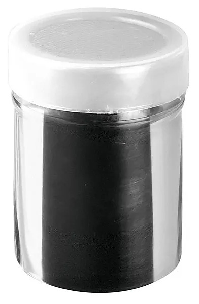 Емкость для сахарной пудры ProHotel DRG86M 240 мл d 6 см h 9 см нержавеющая сталь, черный/серебристый