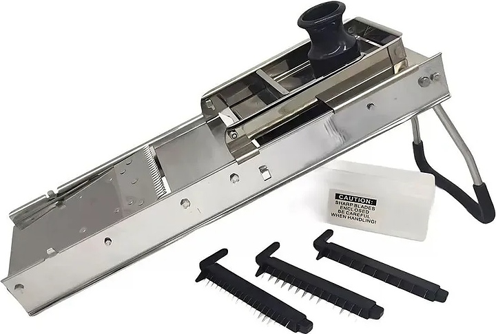 Овощерезка-мандолина Restopit рп506 с 3 насадками (5/7/11 мм)