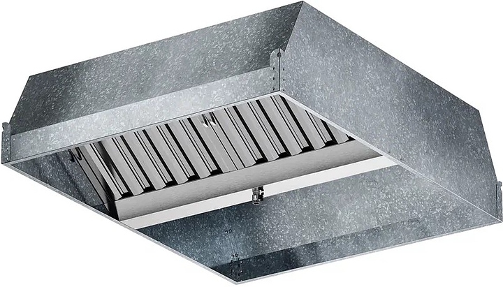 Зонт вытяжной островной Мебель Фронт ЗВЦ 04 (1800х1400х400 мм)