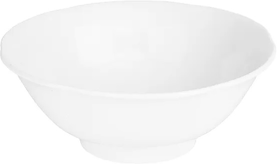 Тарелка глубокая для рамэна Kunstwerk A27863 1300 мл d=21 см h=8,1 см (фарфор) белая