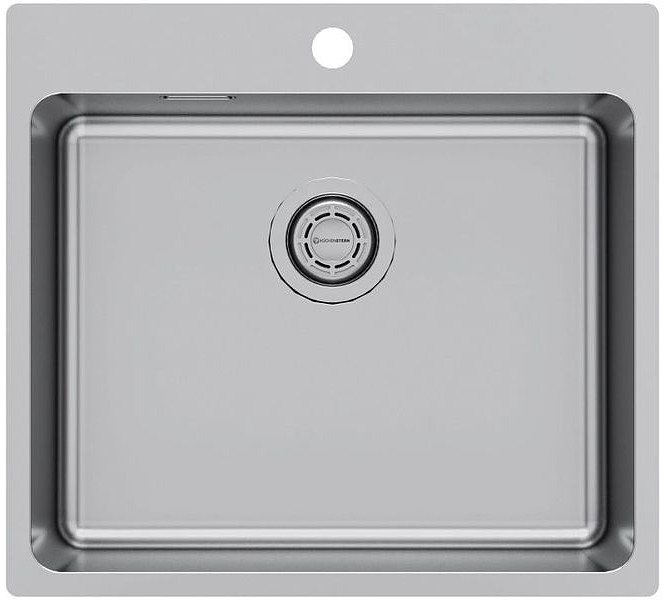 Кухонная мойка KUCHENSTERN 558SS50 HERD 60 AISI 304 550х500х200 мм нержавеющая сталь