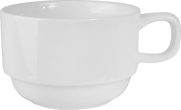 Чашка чайная Kunstwerk A10376 195 мл d=8,5 см h=5,5 см (фарфор) белая