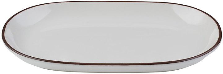 Блюдо овальное ID Fine Modest Brown 18001-143028 28х18 см