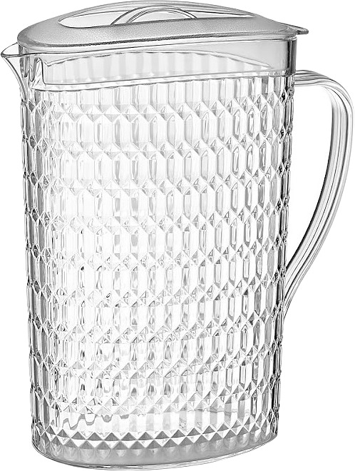 Кувшин Gastroplast 80017 Даймонд 2200 мл с крышкой (поликарбонат) прозрачный