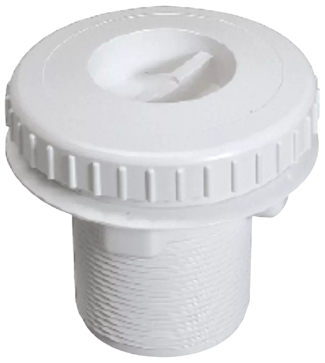 Форсунка очистителя для бассейнов BWT Vacuum point RL323, white, с боковым отверстием, на клей, под пленку