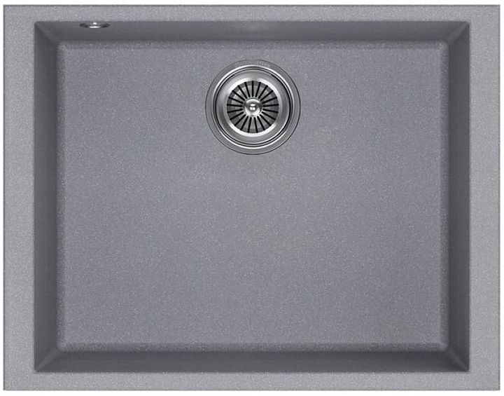 Кухонная мойка KUCHENSTERN 201TN20 SUB 60 α-Granit 560х435х200 мм титан