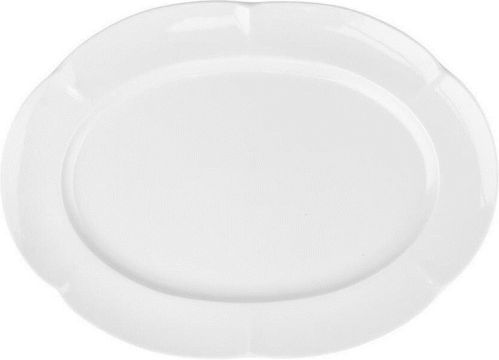Блюдо сервировочное Noble Bella 401012 30,5х22 см h=2 см (фарфор) овальное белое