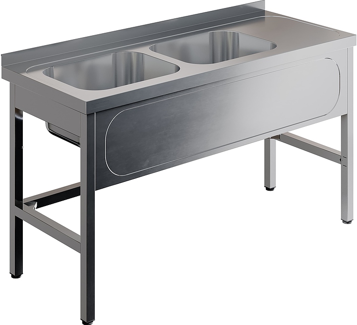 Ванна моечная Restoinox ВМЦ-2/14/6-БЛ