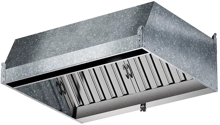 Зонт приточно-вытяжной пристенный Мебель Фронт ЗВЦП 03 (600х1200х400 мм)