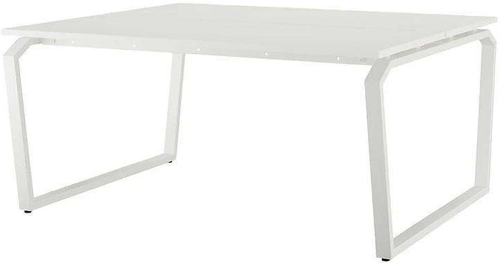 Стол офисный КОБОР TB/2-100/120 white/premium