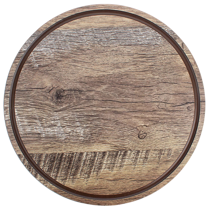 Доска разделочная ComposeEat Fashion DRKJ240634KL6 d 24 см, дуб мореный