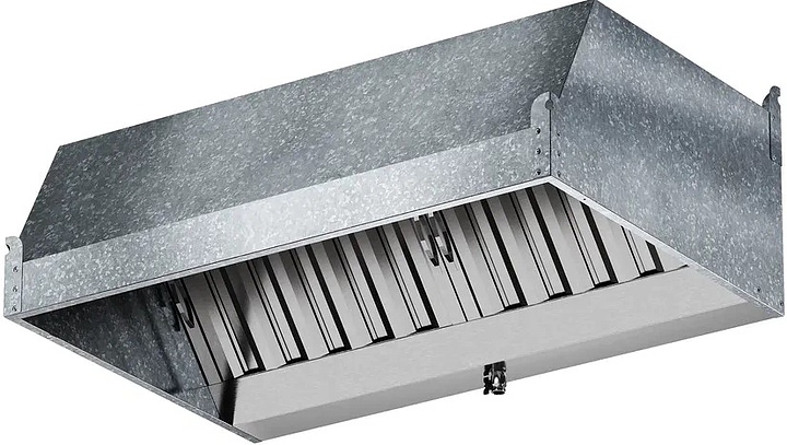 Зонт вытяжной пристенный Мебель Фронт ЗВЦ 03 (1600х800х400 мм)