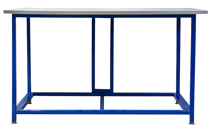 Верстак слесарный бестумбовый КМК завод WORK75 WК1800 синий, серый