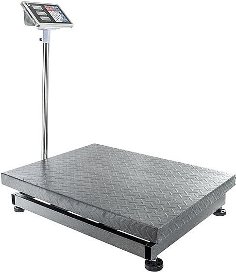 Торговые весы Foodatlas ВТН-1000 1000кг/500гр напольные, нержавеющая сталь