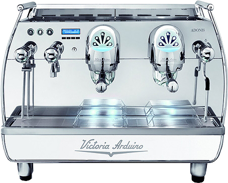 Кофемашина Victoria Arduino Adonis T3 2 Gr красная