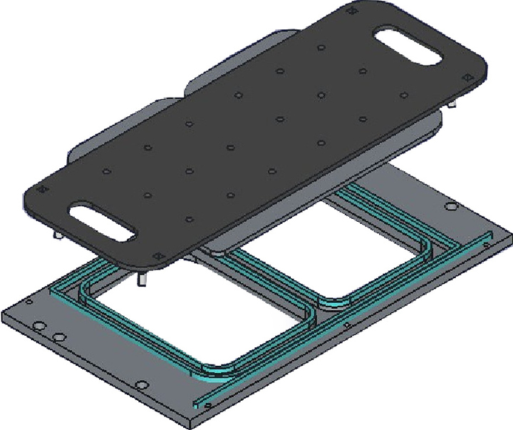 Форма VASSILII № 4048 187x137 мм ( с контурной обрезкой, раздельная вырубка)
