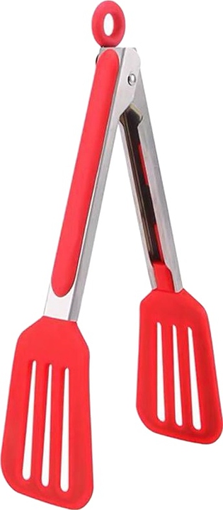Щипцы универсальные P.L. Proff Cuisine 81280205 l=27 см (нерж. сталь / силикон ) красные