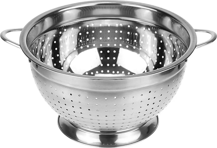 Дуршлаг-миска Restopit рп121 d=24 см на подставке (нерж. сталь)