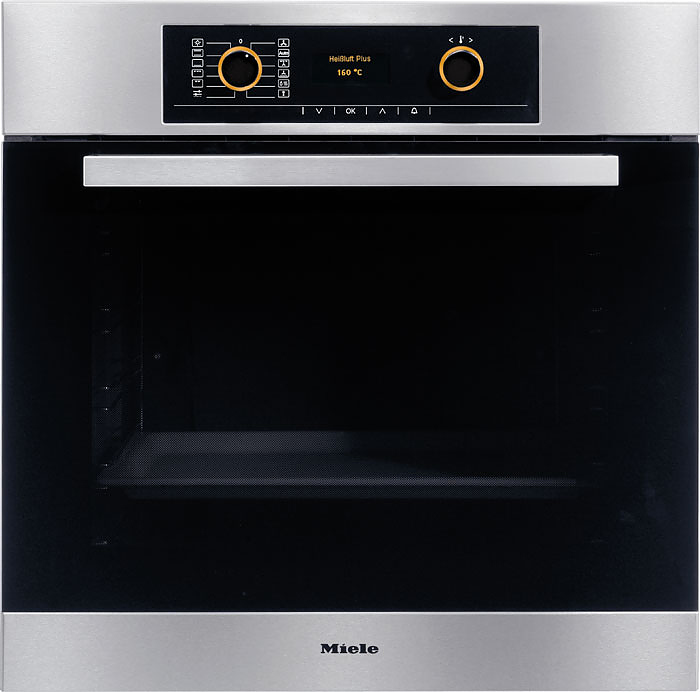Независимый электрический духовой шкаф Miele H 4280 B алюминий