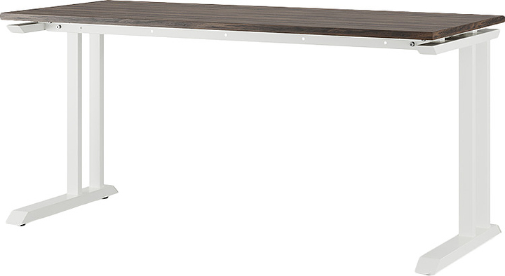 Стол компьютерный КОБОР KL1-140/70 white/charlston