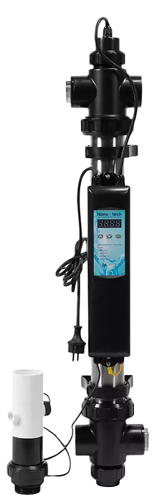 Установка УФ-обеззараживания для бассейнов BMT Nano Tech UV-C Timer-Flowswitch NT-UV130TF
