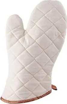 Рукавица пекарская Restopit рп81/1 l=33 см (хлопок / синтепон) серая