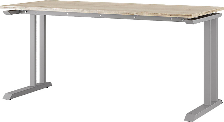 Стол компьютерный КОБОР KL1-80/80 aluminum/natural