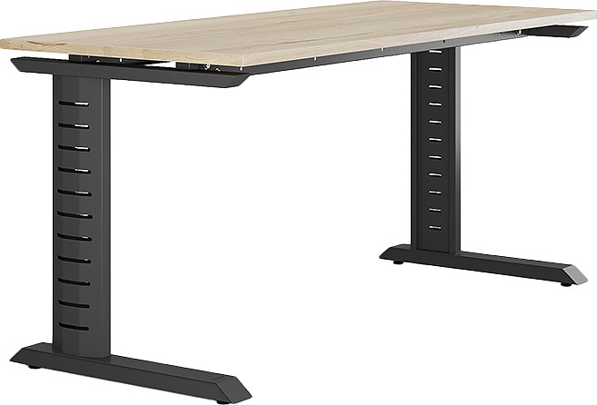 Стол компьютерный КОБОР KL2-140/70 black/natural