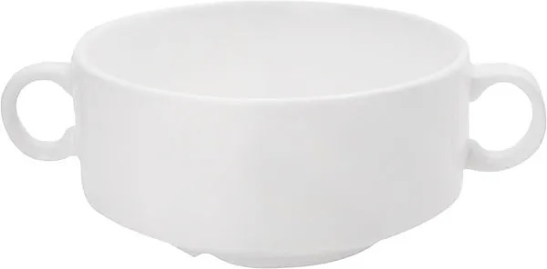 Чашка бульонная Kunstwerk A1730 300 мл d=11 см h=5,5 см (фарфор) белая