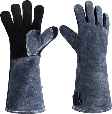 Перчатки термостойкие Restopit рп574 l=40 см (замша / хлопок / алюминий) (1 пара)